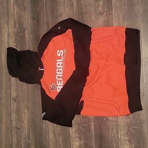 Reebok  Bengals NFL Athletic Hoodie Size Medium